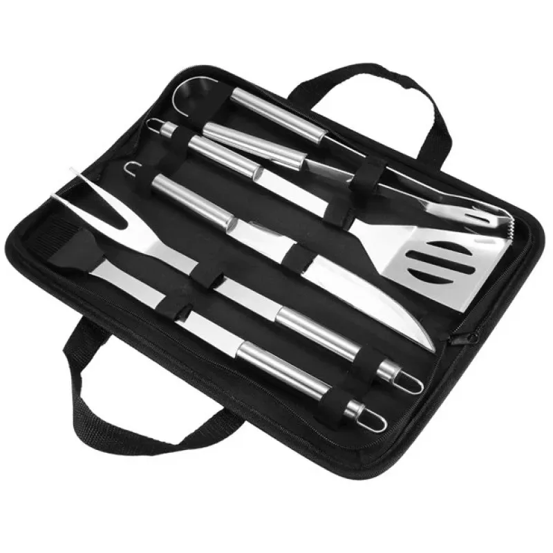 Comprar Set Utensilios Bbq Acero Inoxidable en Electroshopy
